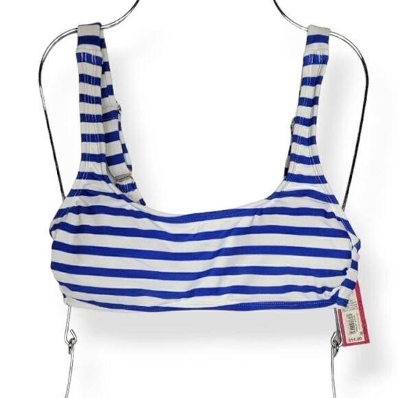 Xhilaration  Striped Bikini Top Medium 4-6 Juniors - Picture 1 of 3